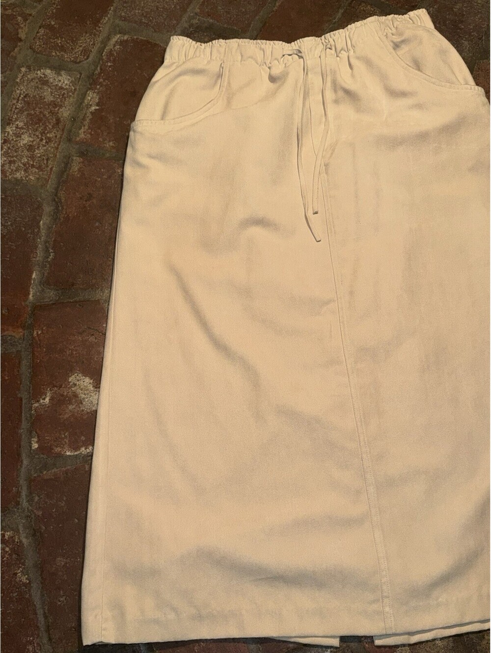 VTG Blassport Polyester Skirt Women’s Size 14 Two Pockets Suede Feel - Picture 3 of 7